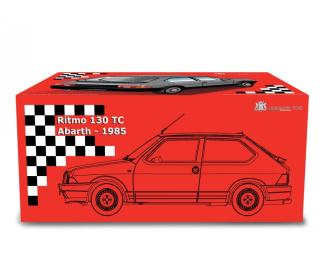 Fiat Ritmo 130 TC Abarth - 1985 Rosso Laudoracing 1:18 Resinemodell (Türen, Motorhaube... nicht zu öffnen!)